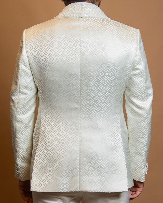 Ivory Tuxedo Jacket and Pant