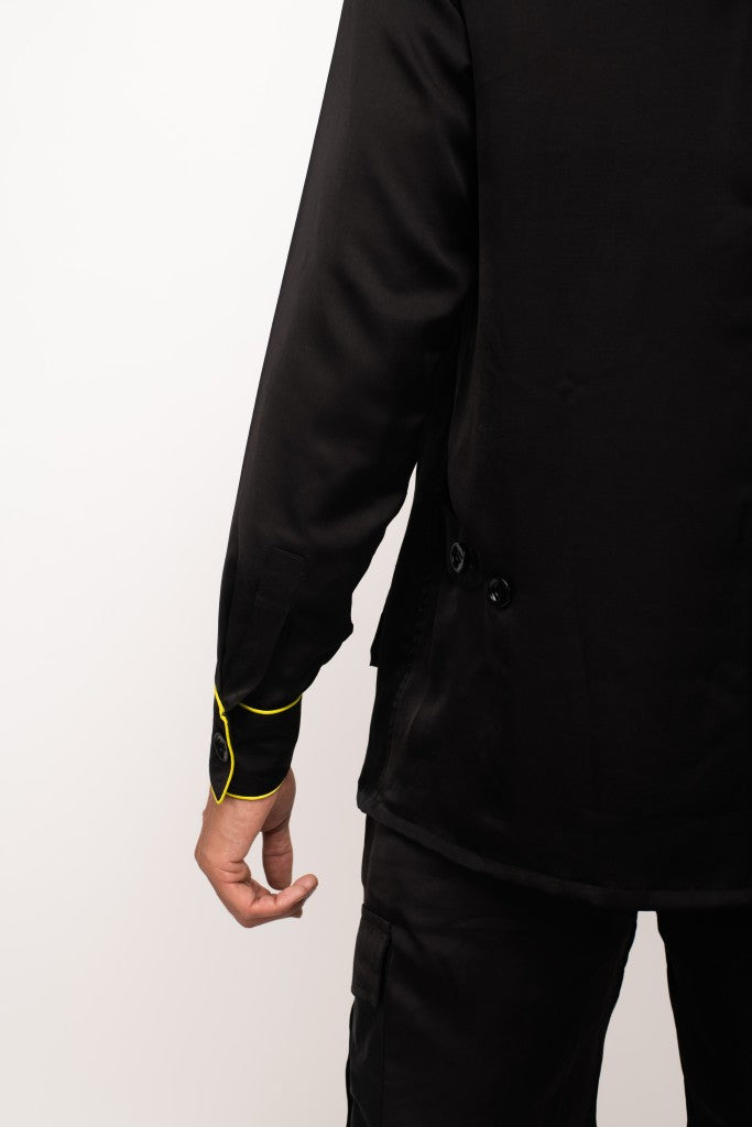 Black-Neon Co-ord Set