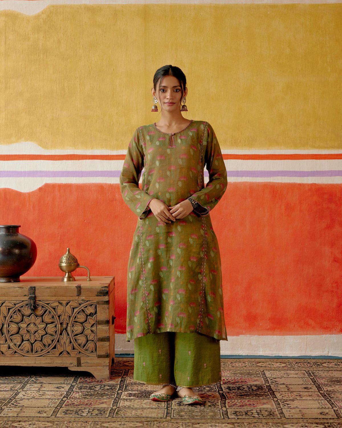 Beaded Long Kurta