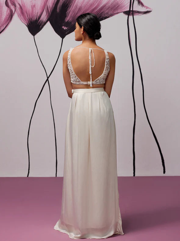 Moonbeam Ivory Jacket Skirt Set