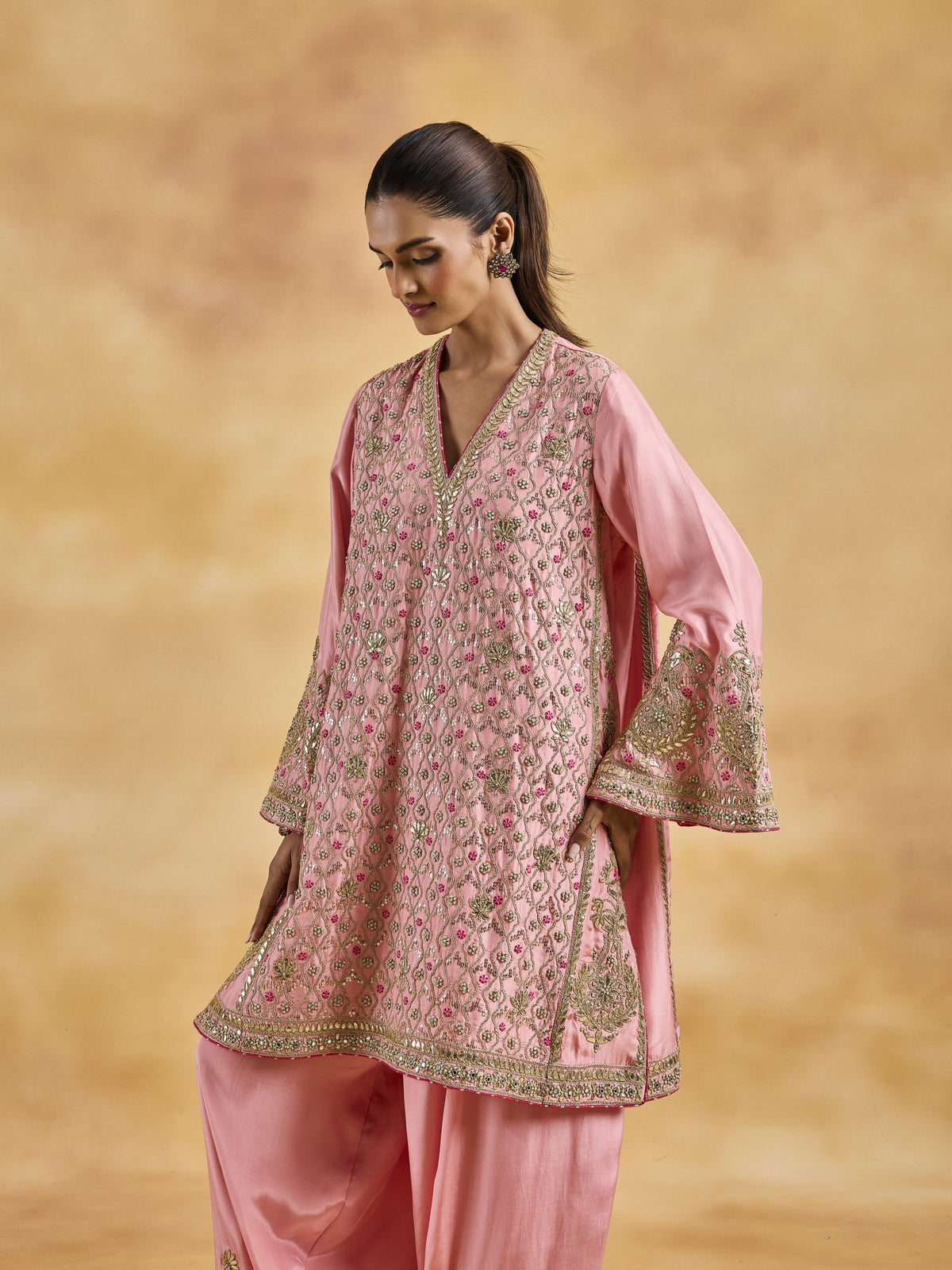 Soft Peach Kurta Set