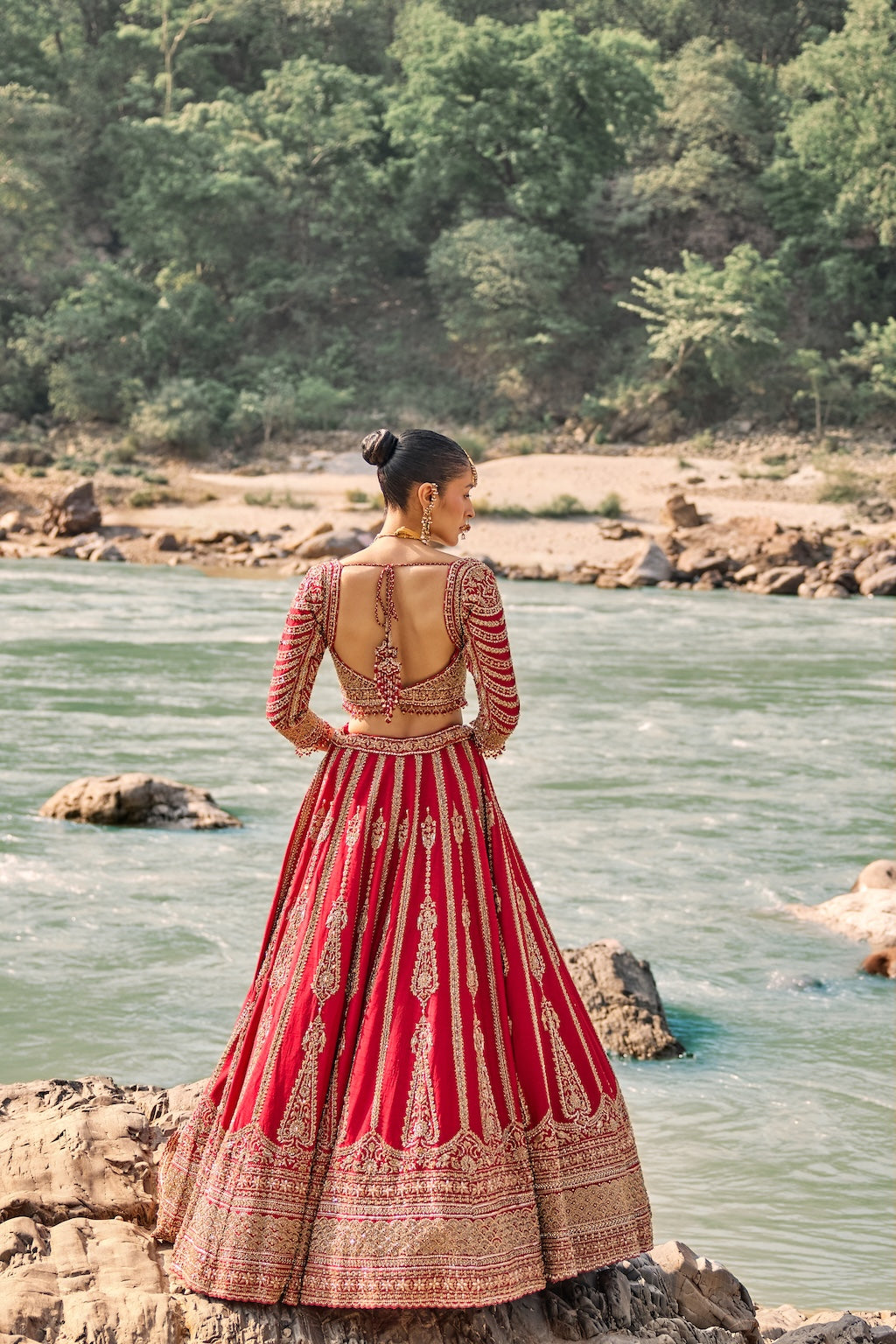 REGAL SCARLET LEHENGA