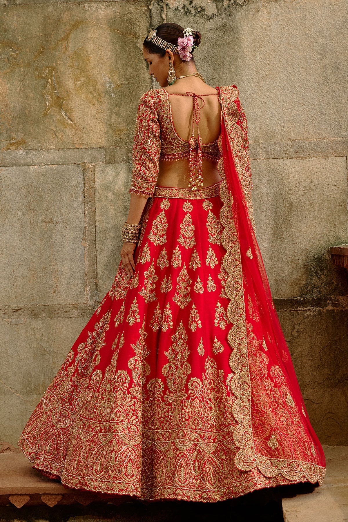 Red Lehenga Set