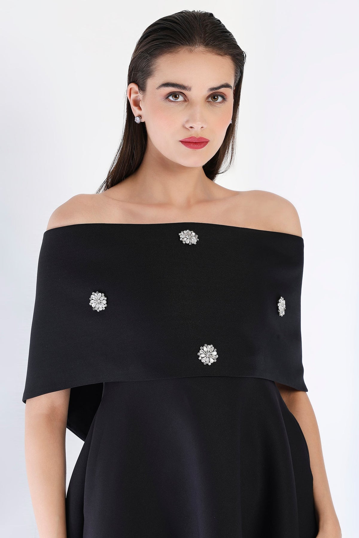 Alanna + Silver Studded Wrap Ozeqo