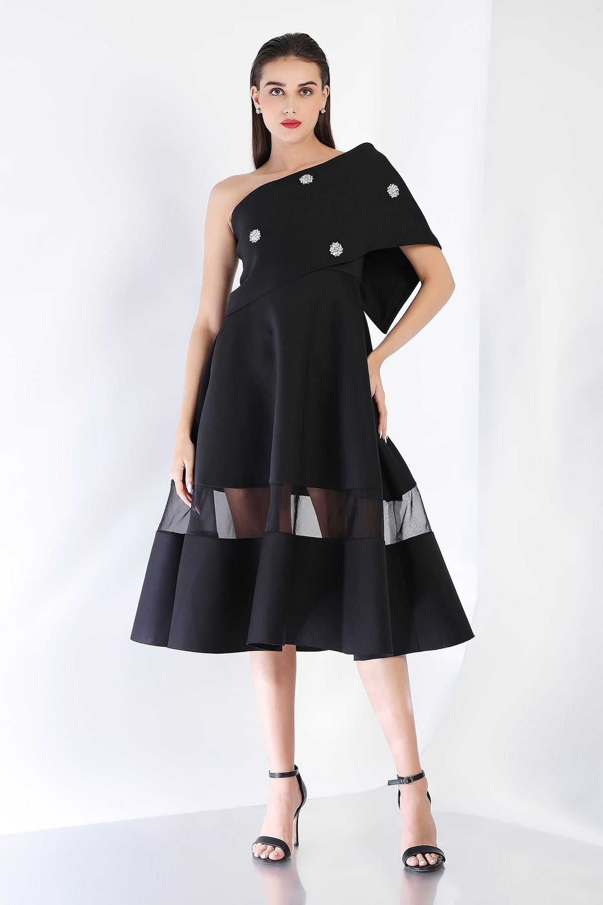 Alanna + Silver Studded Wrap Ozeqo