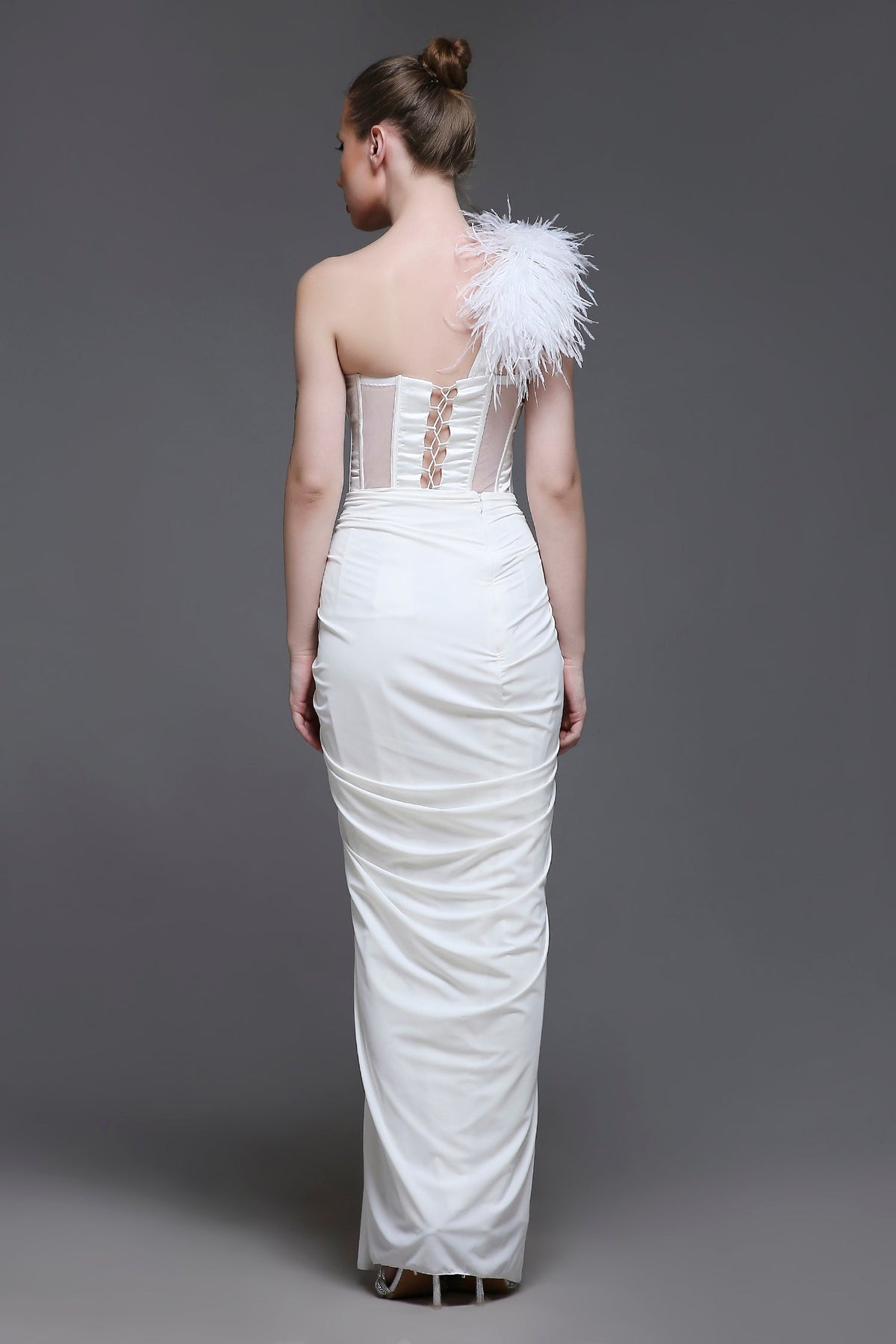 Blanc Georgia Feather Strap