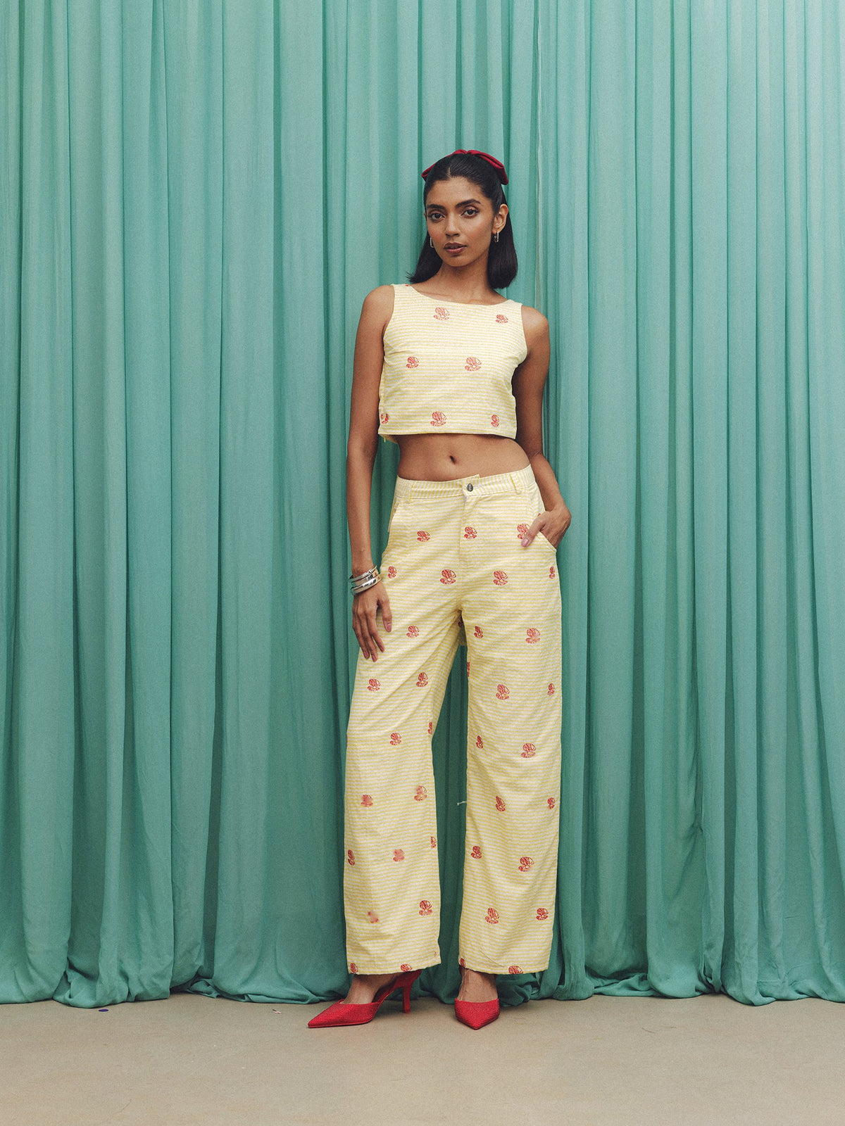 Amalfi Co-ord Set: Yellow