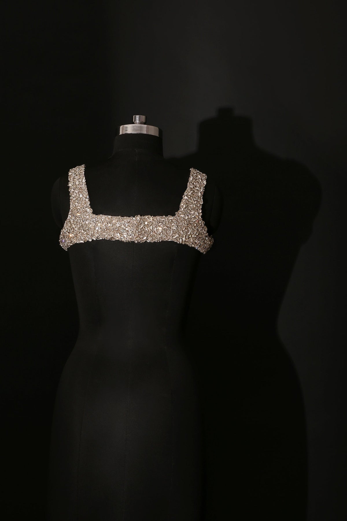 Detachable Crystal Neckline