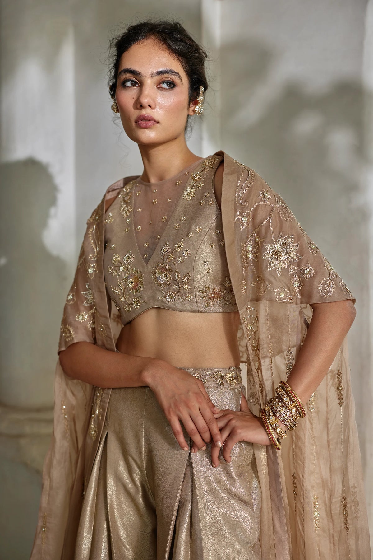 LYRA CAPE TROUSER SET