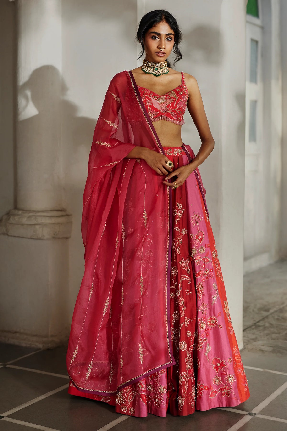 Radhika madan in the VIRI LEHENGA SET