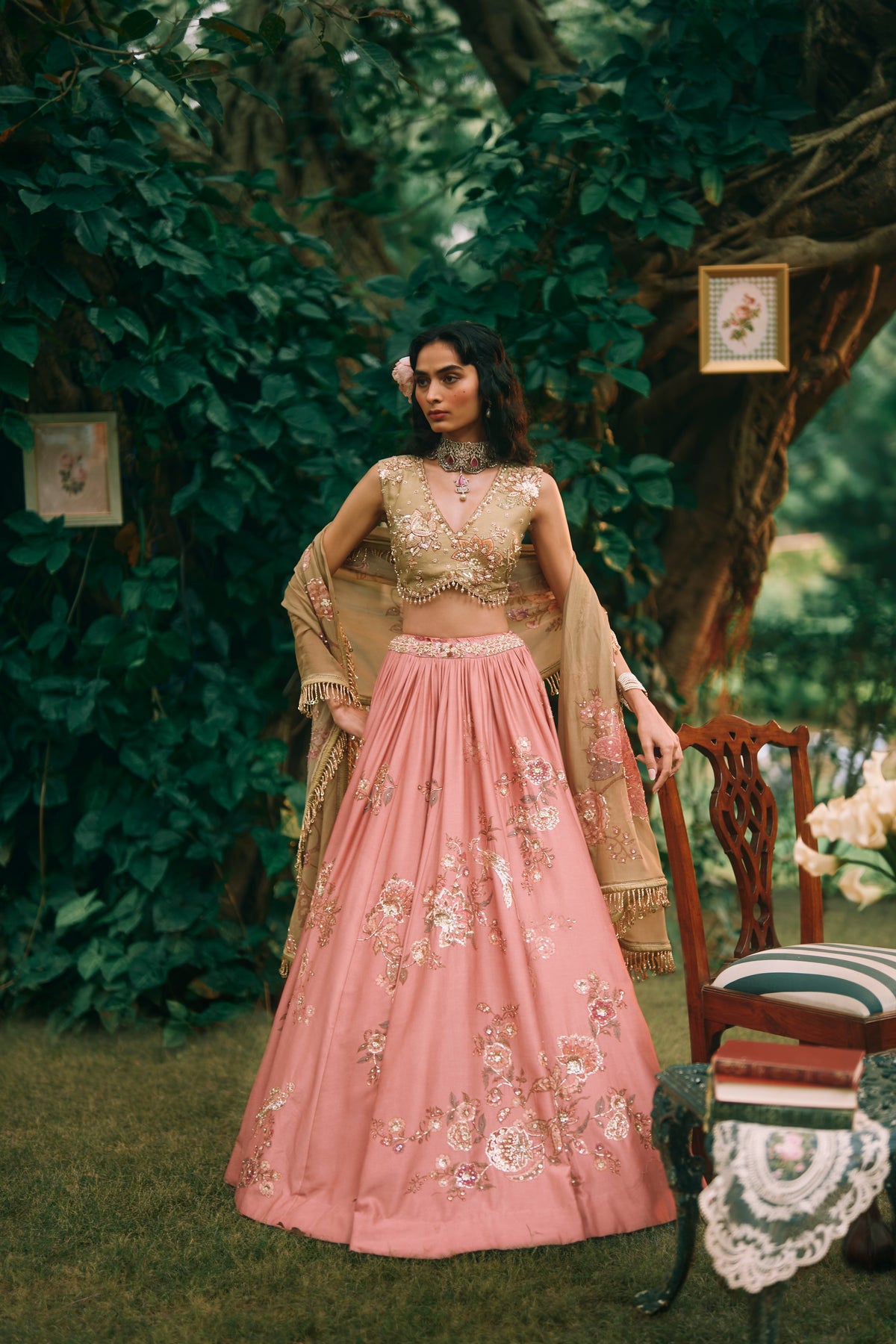 ROSEWOOD LEHENGA SET