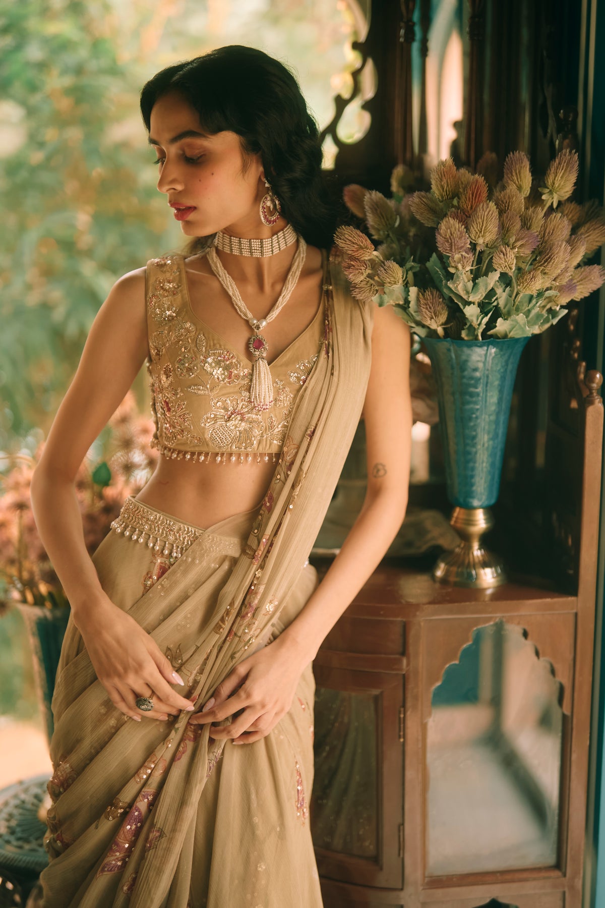 BERYL SAREE SET