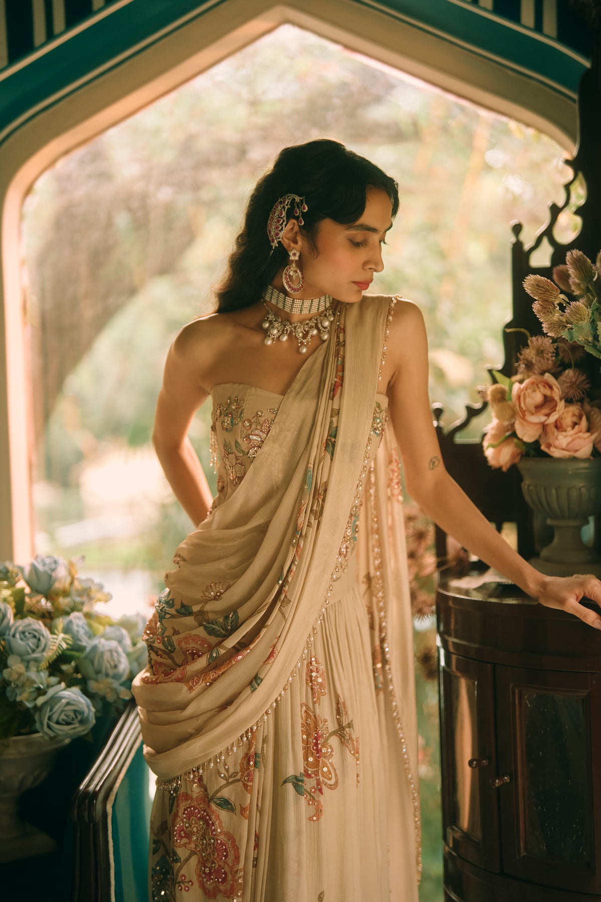 MAGNOLIA SAREE SET