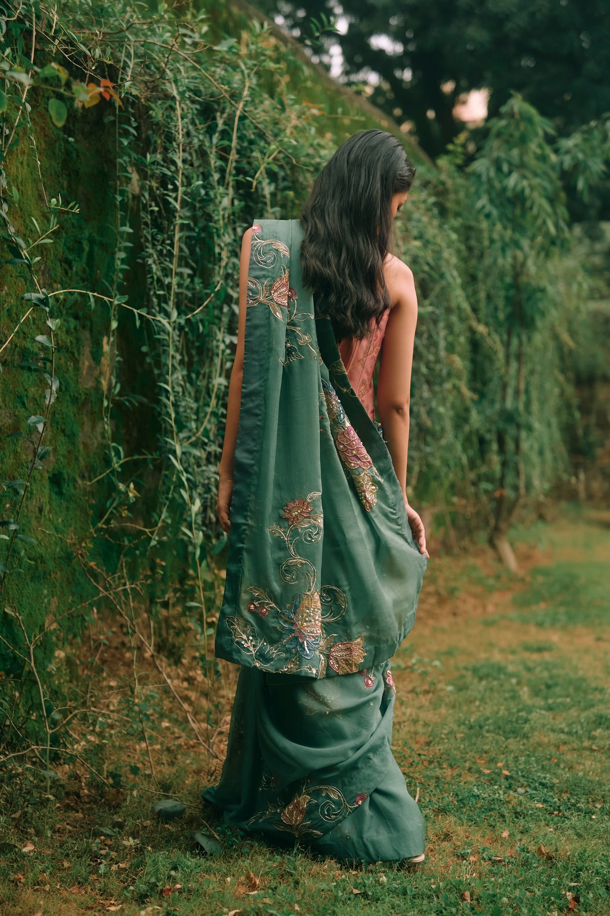 ROSY SAREE SET