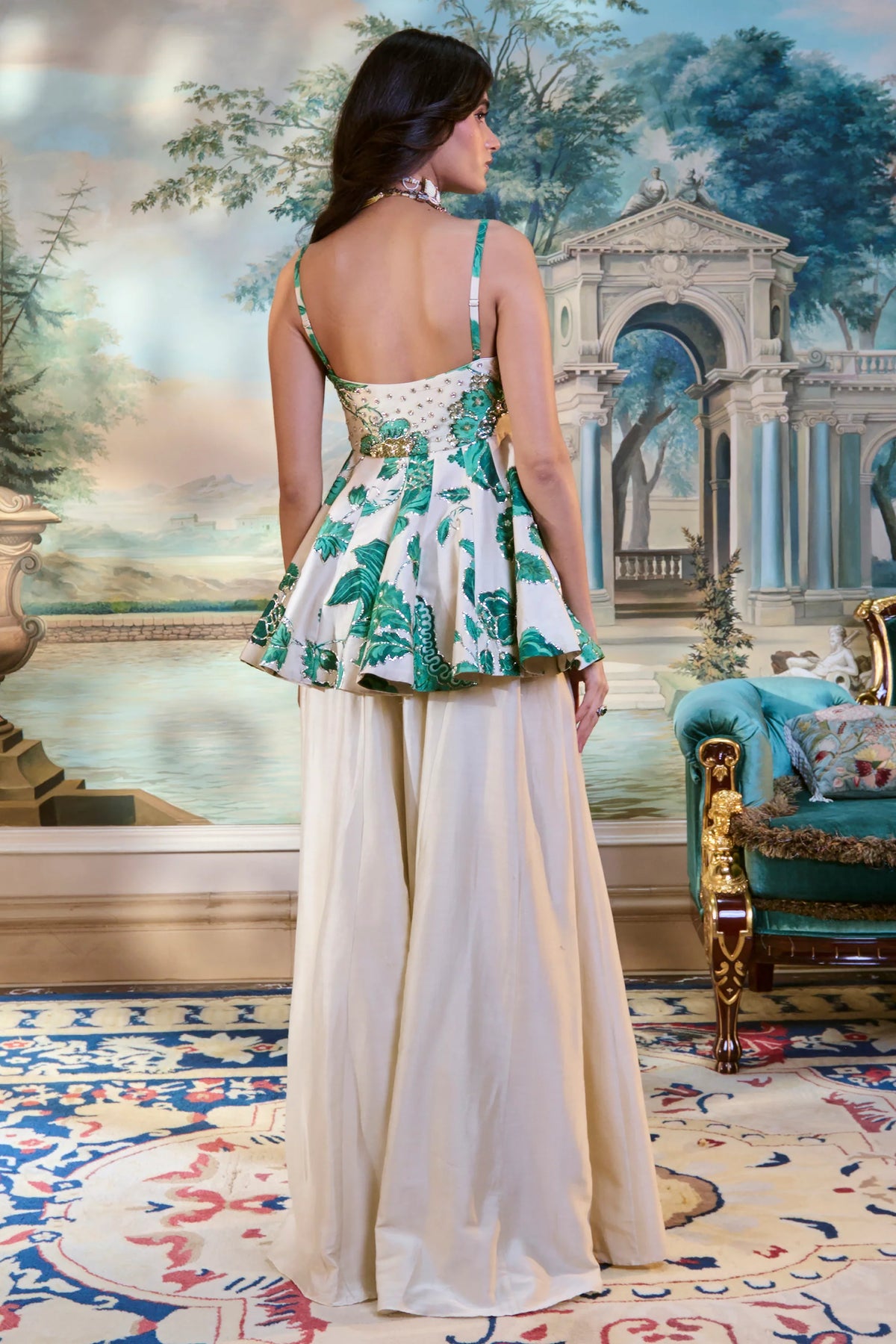 FARAH PEPLUM SET