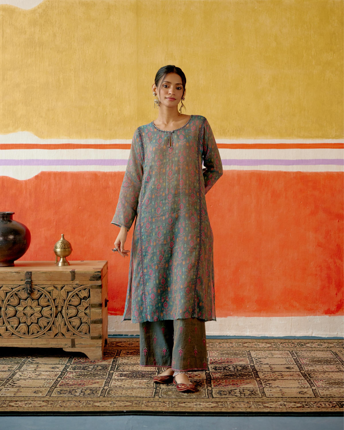 Rangini Beaded Kurta Set