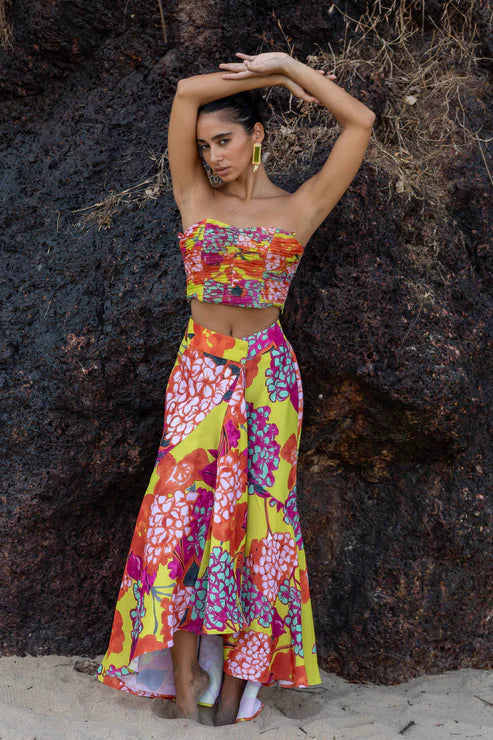 Valley of flower crop top