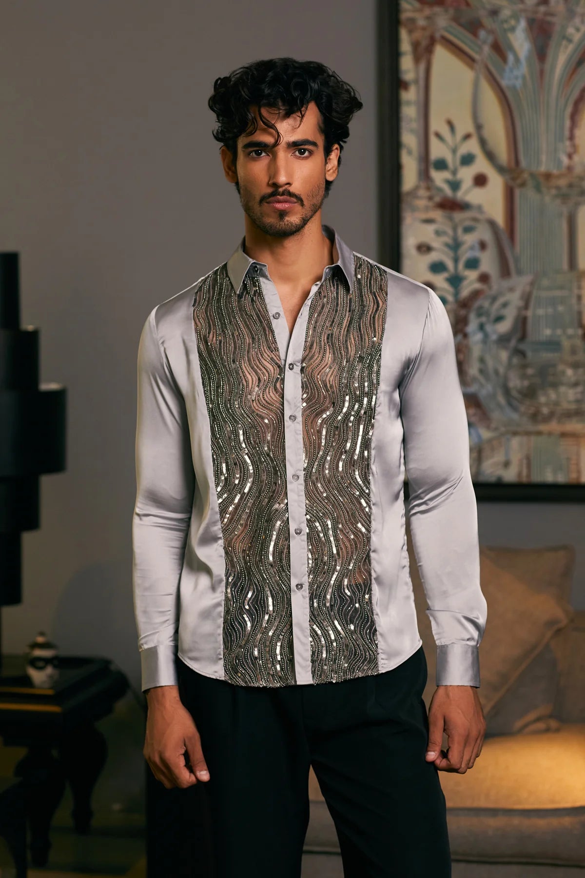 GOE Drip panel shirt