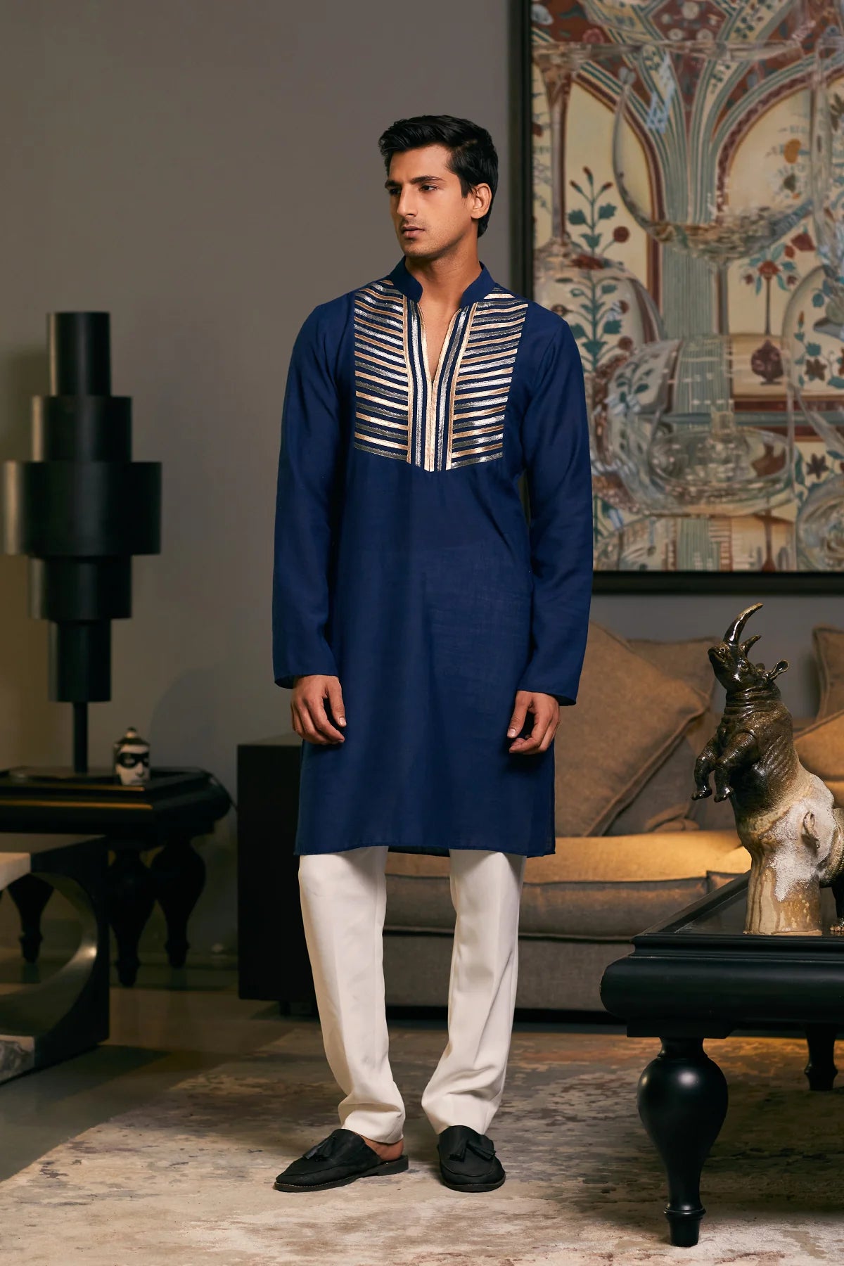 GOE Metallic kurta