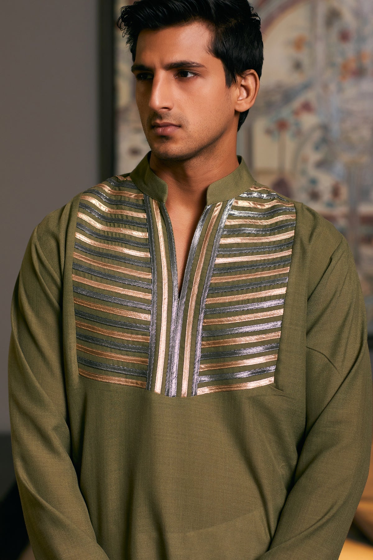 GOE Metallic kurta