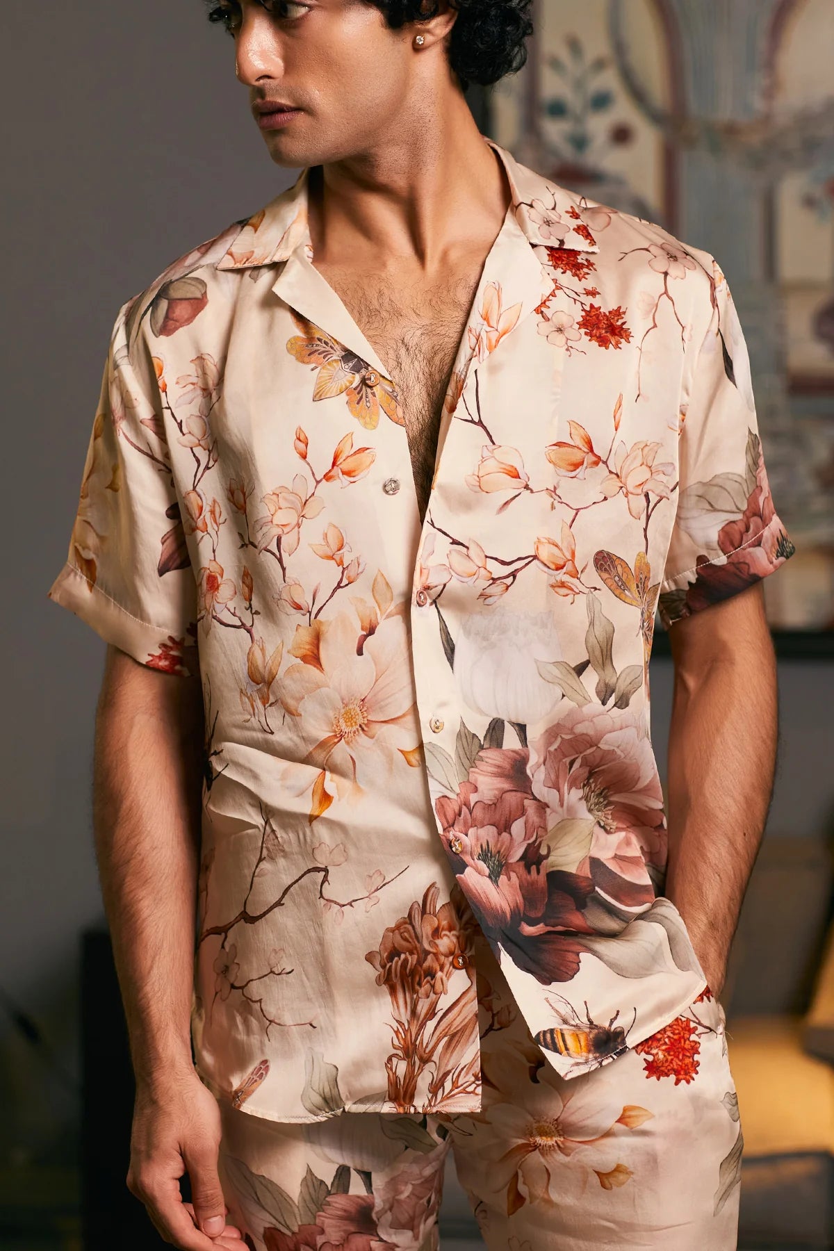 GOE Bumblebee printed Cuban co-ord set