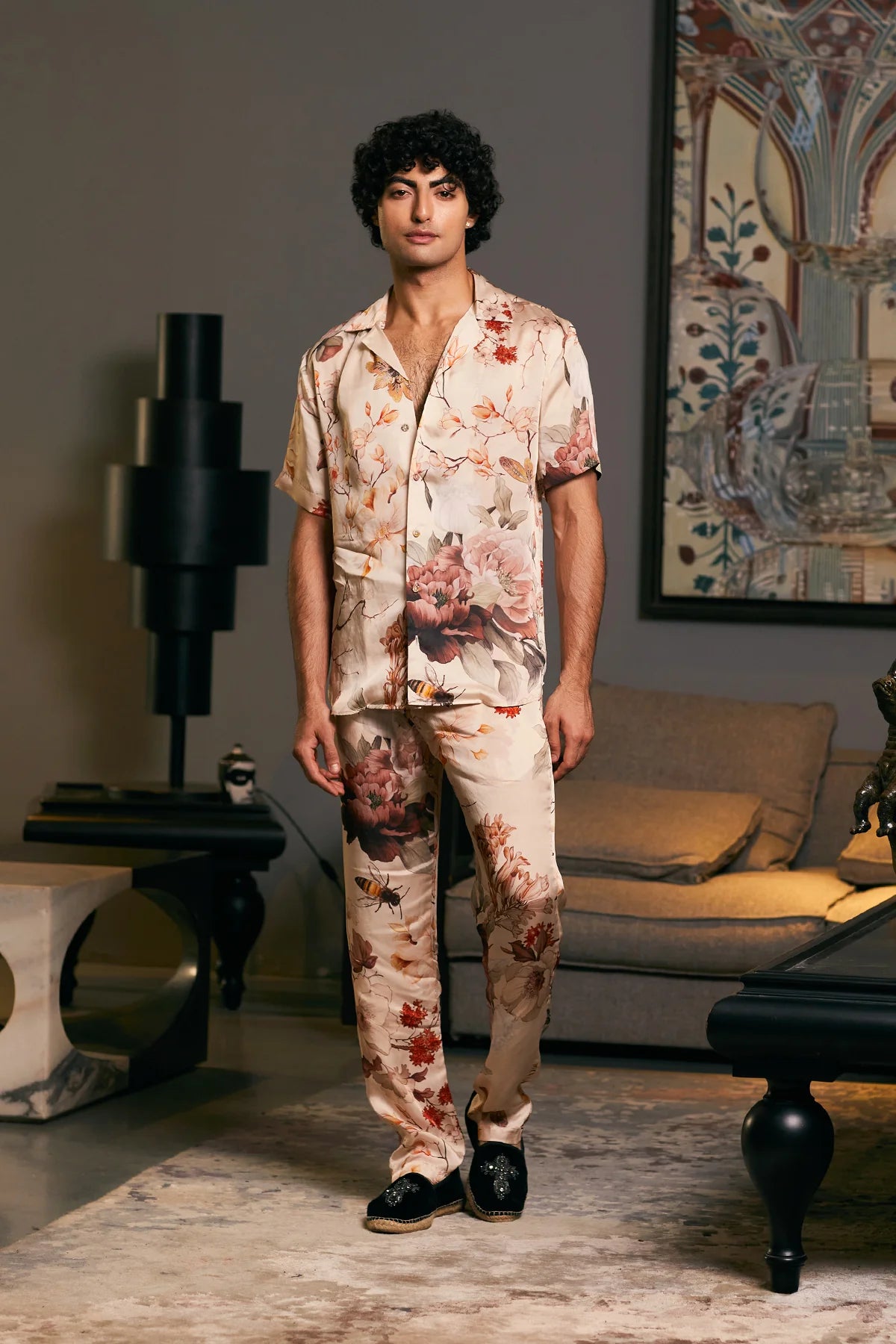 GOE Bumblebee printed Cuban co-ord set