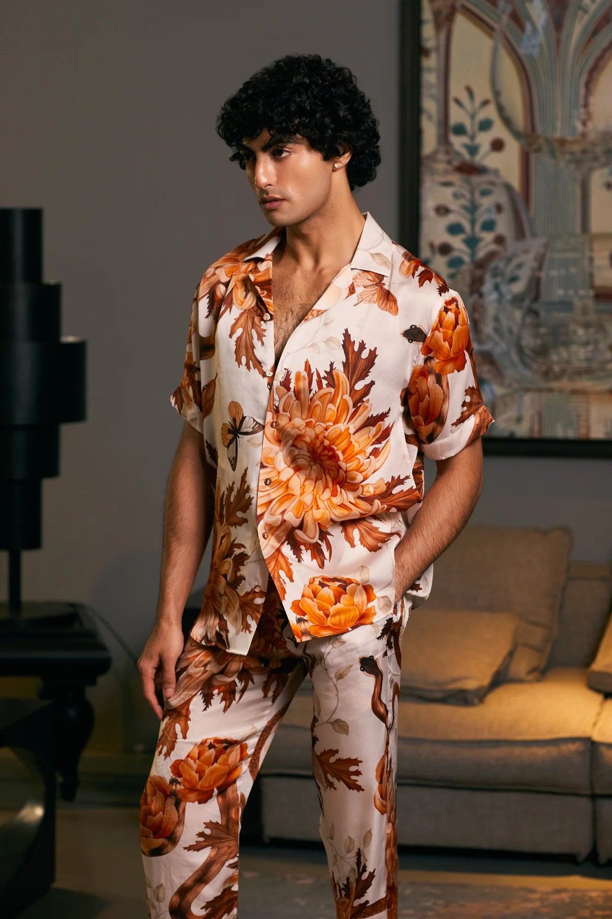 GOE Snake printed Cuban co-ord set