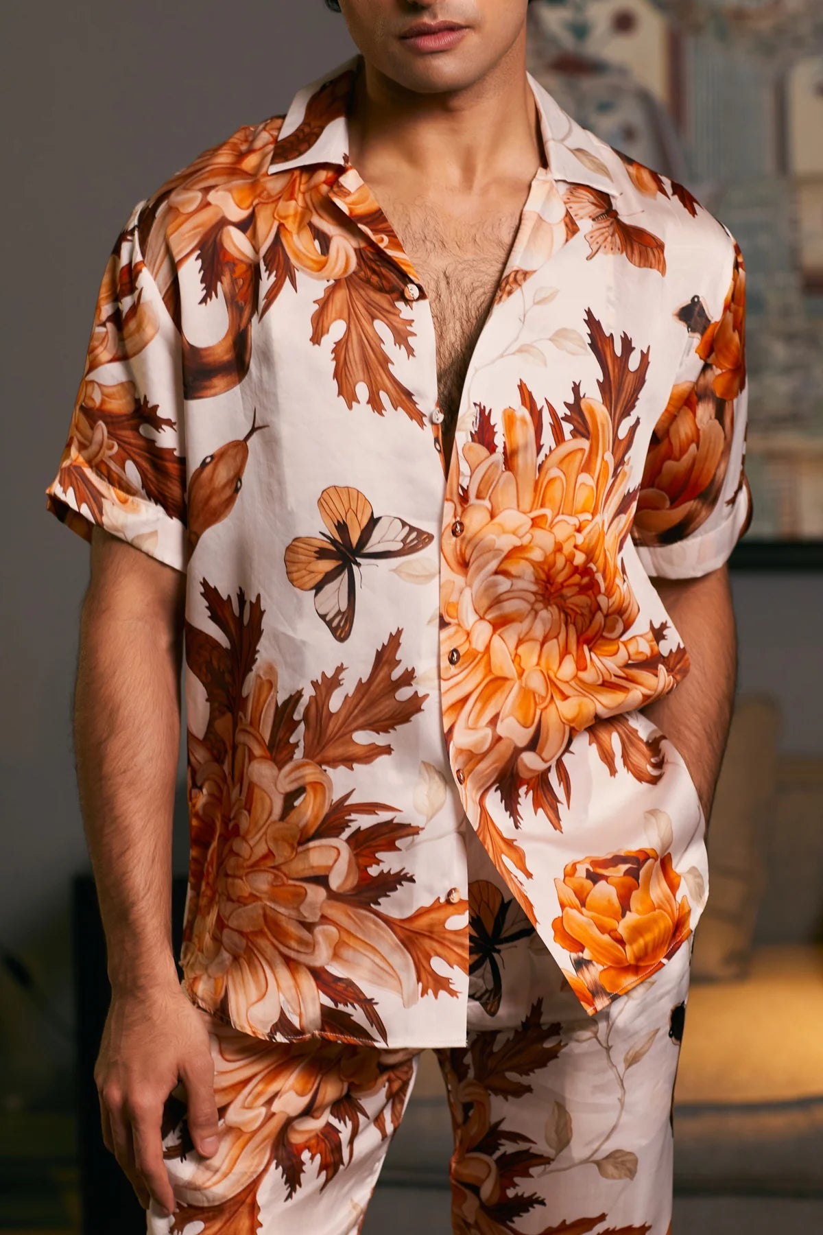 GOE Snake printed Cuban co-ord set