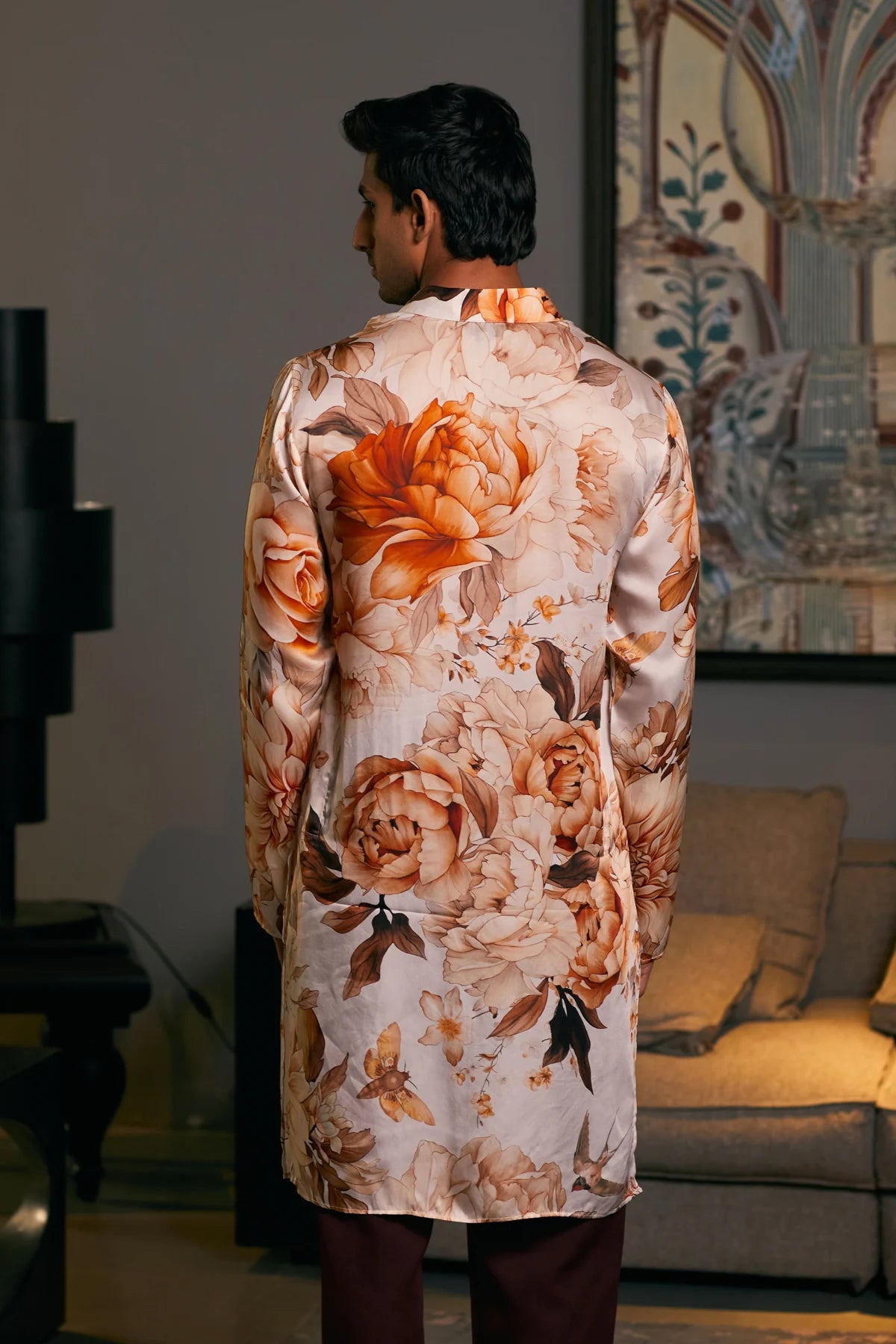 GOE Moth printed kurta