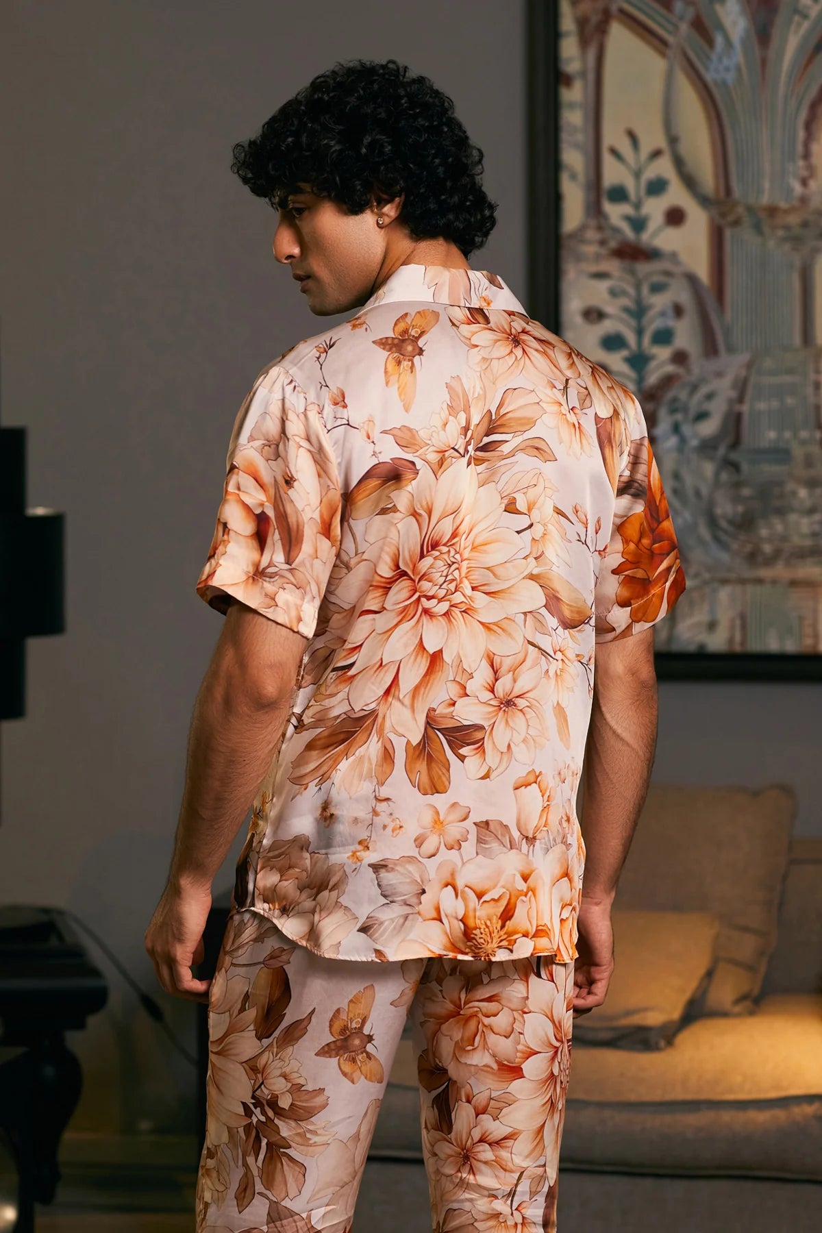 GOE Moth printed Cuban co-ord set