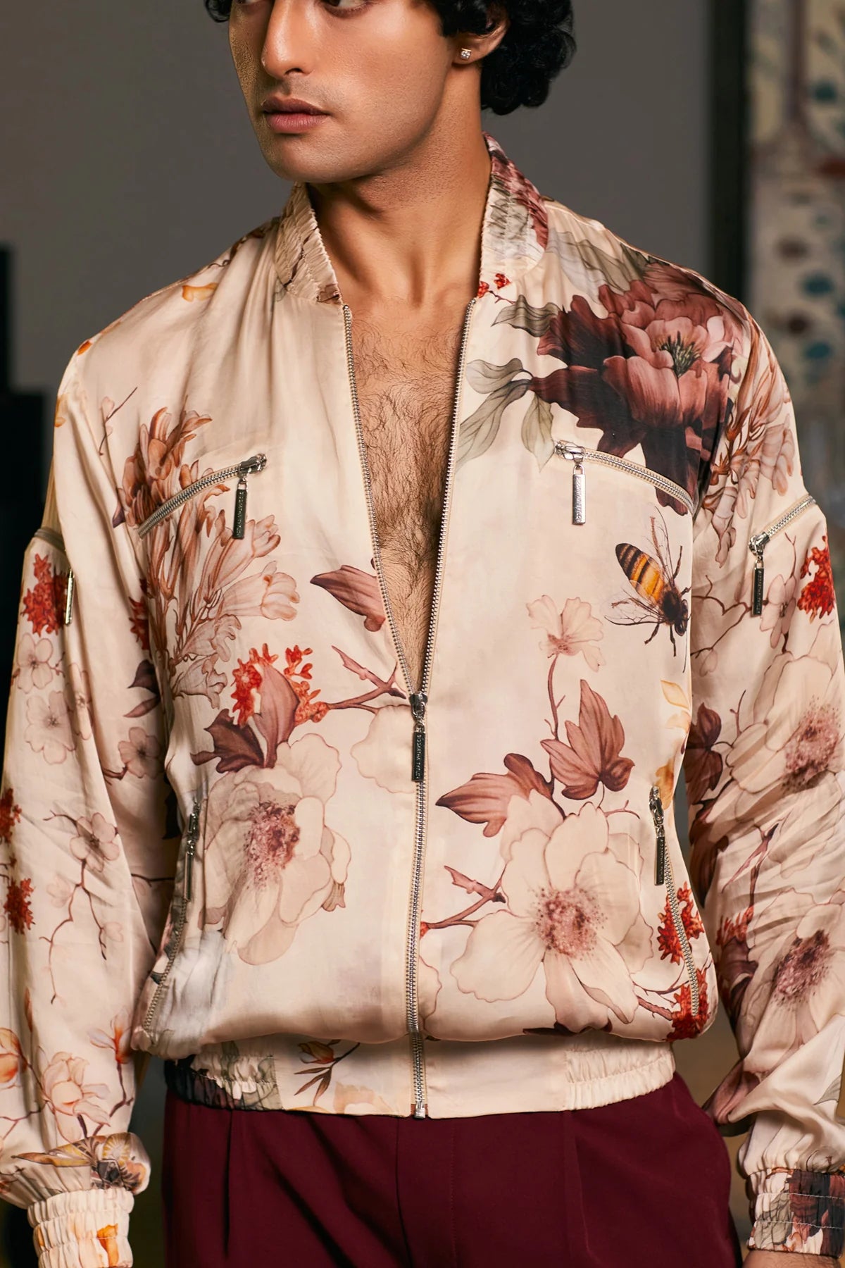 GOE printed bomber