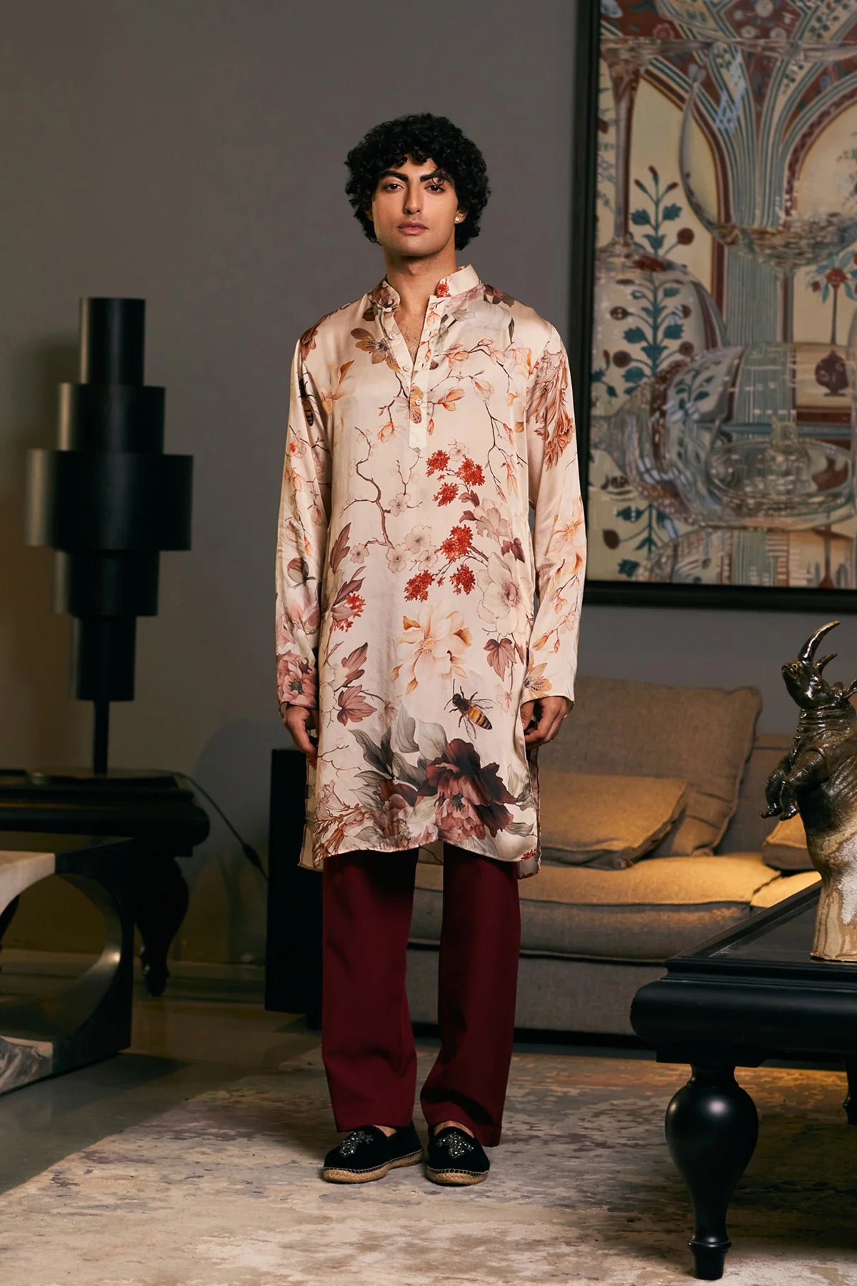 GOE Bumblebee printed kurta