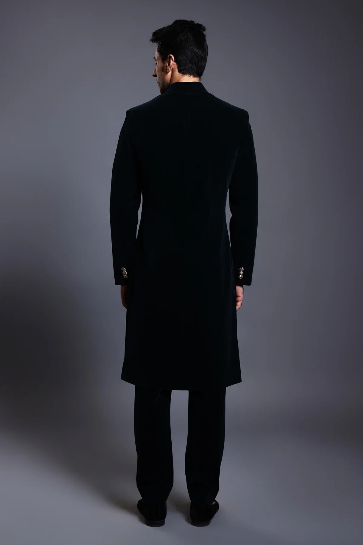 CF classic sherwani navy