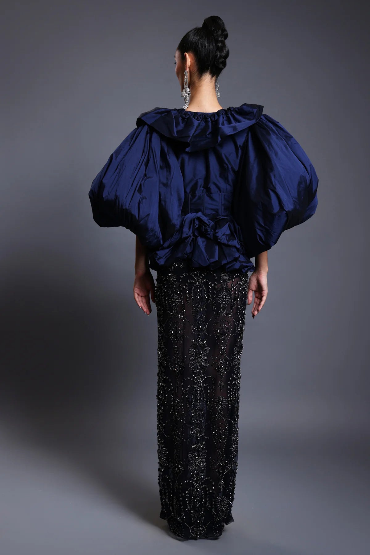 CF crystal skirt navy