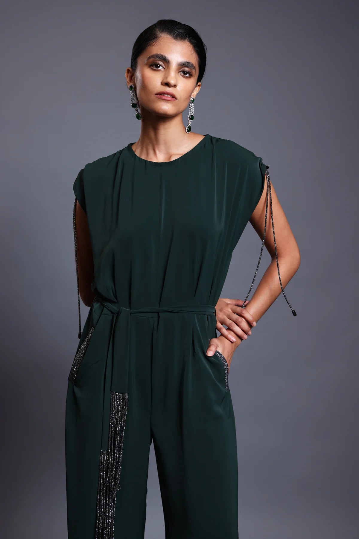 CF jumpsuit emerald