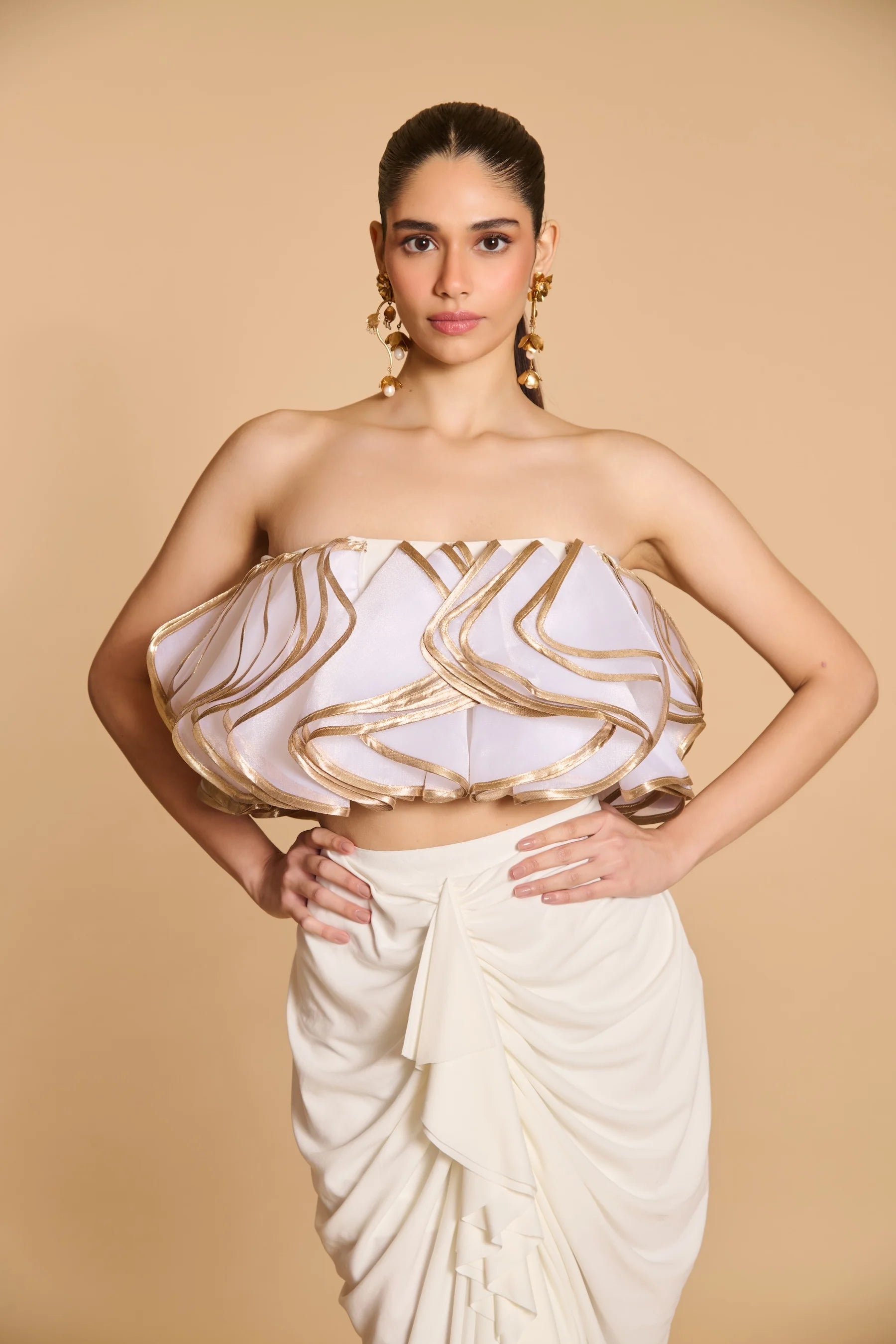 Spectrum cascade bustier