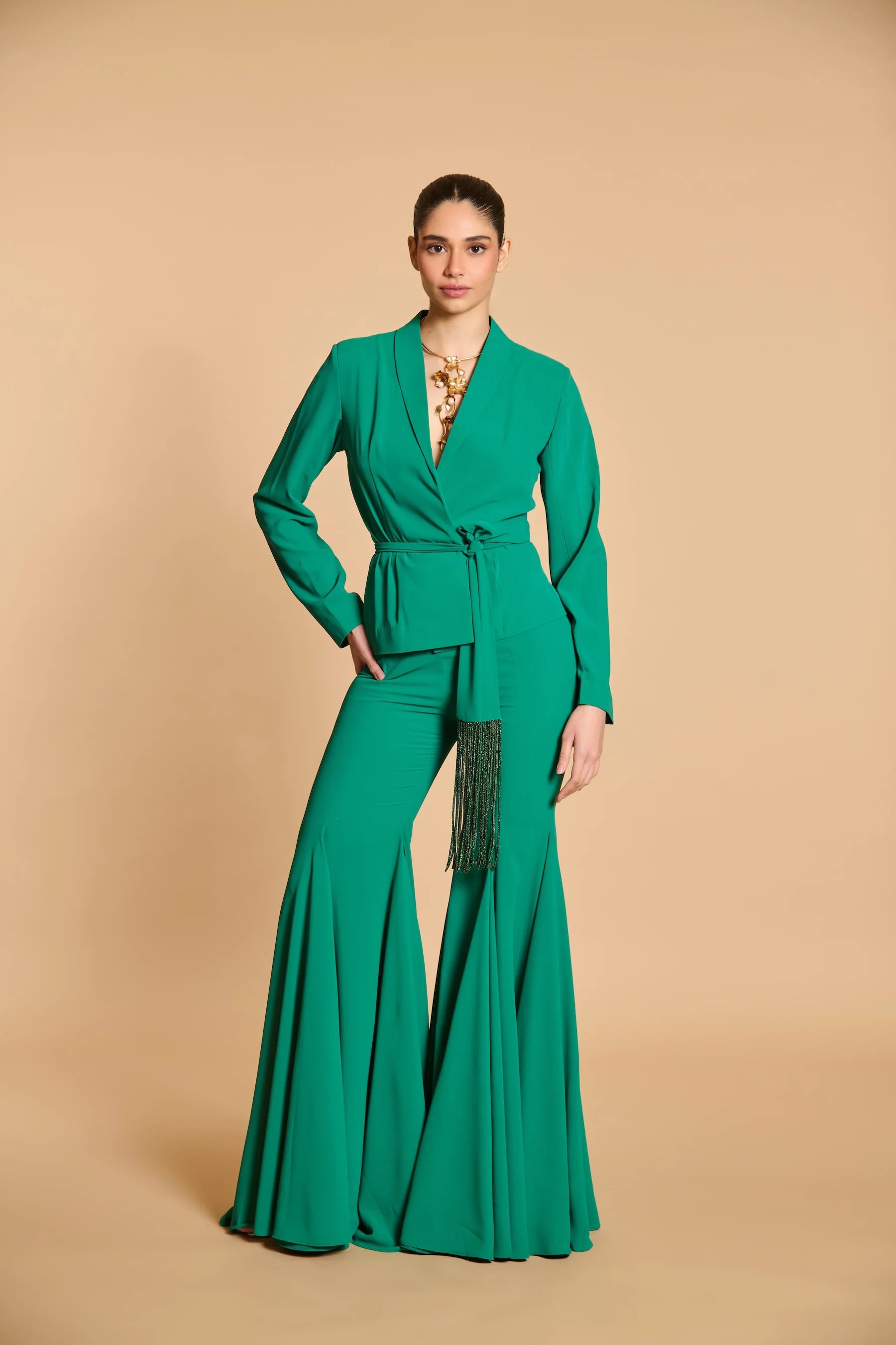 Spectrum bell bottoms green