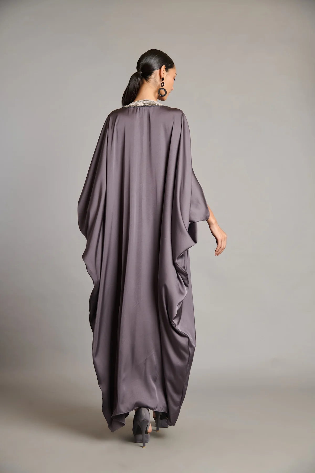 NS charcoal mandala kaftan