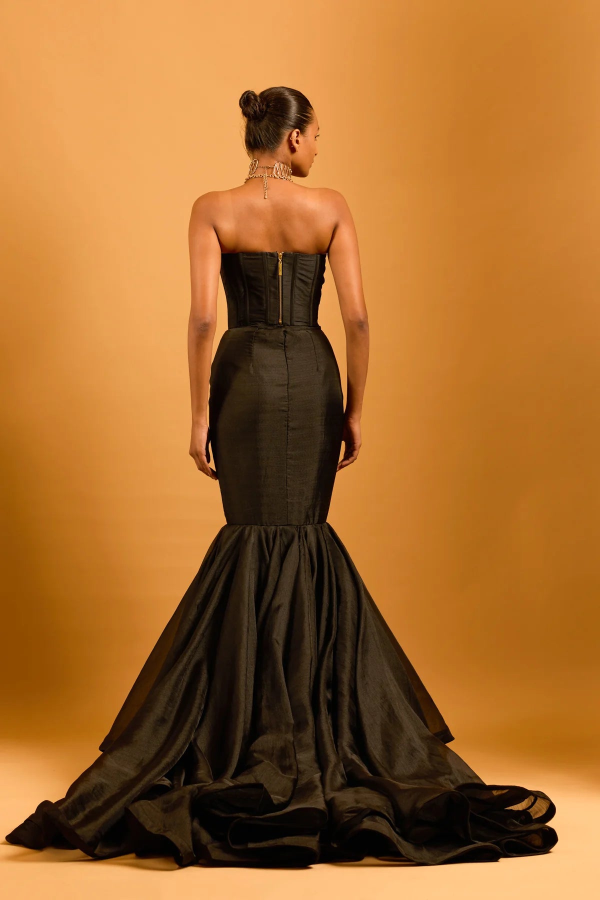 Trifecta black mermaid skirt