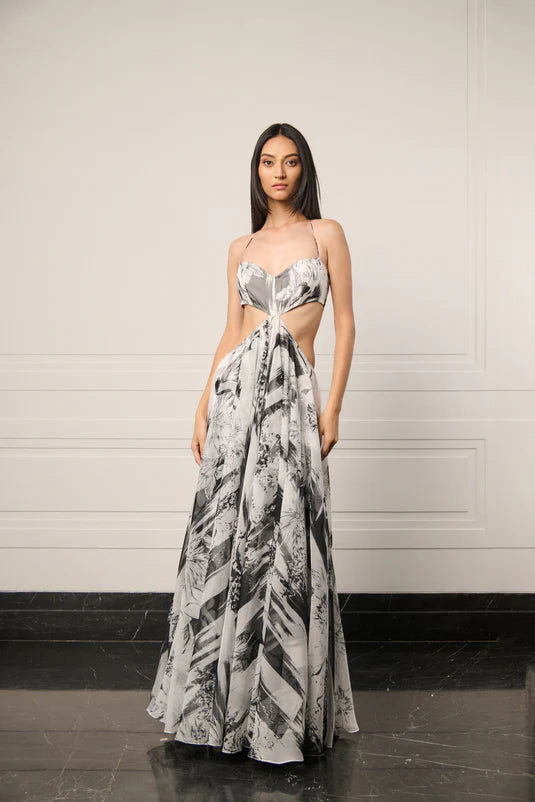 Resort camo sun dress