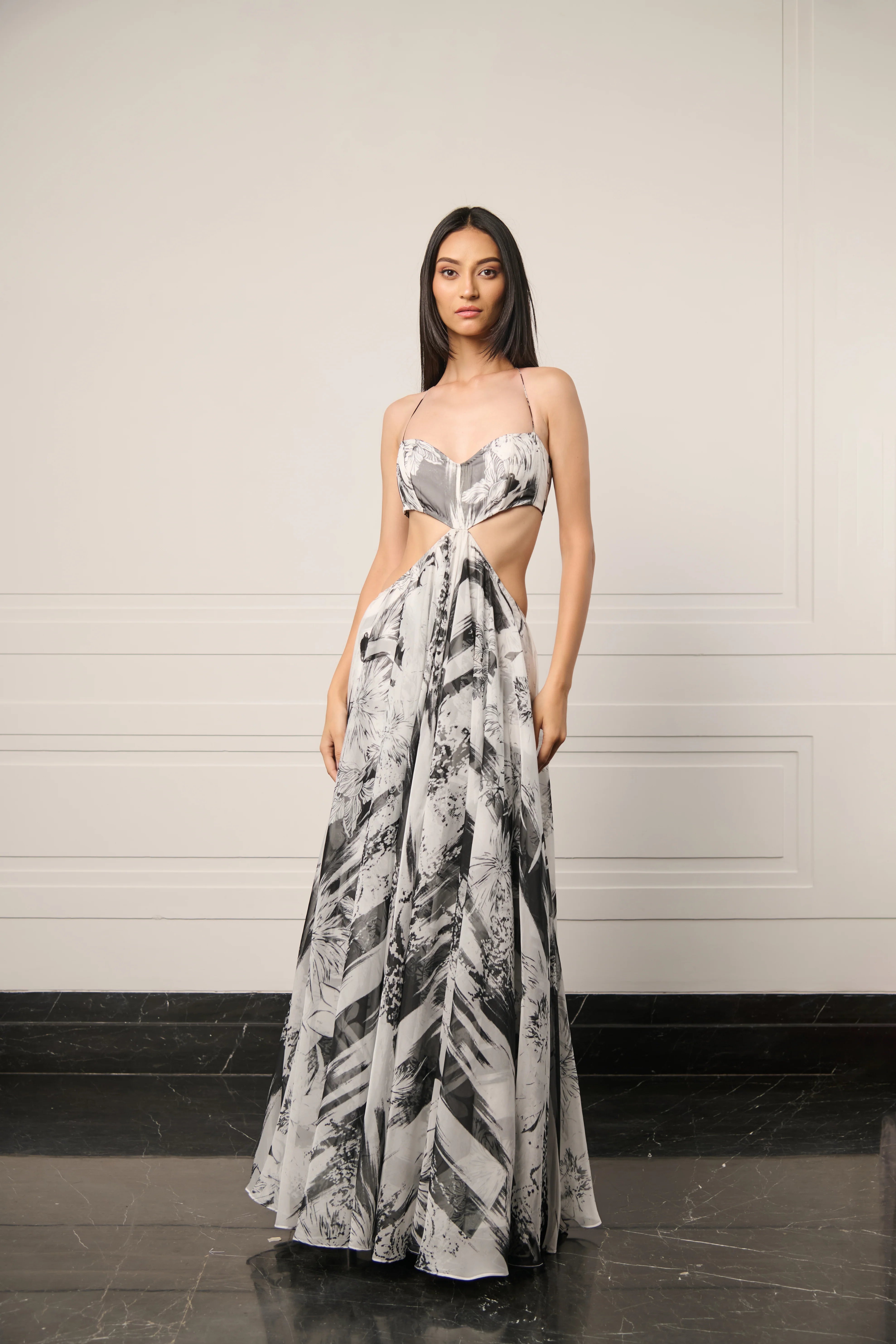 Resort camo sun dress