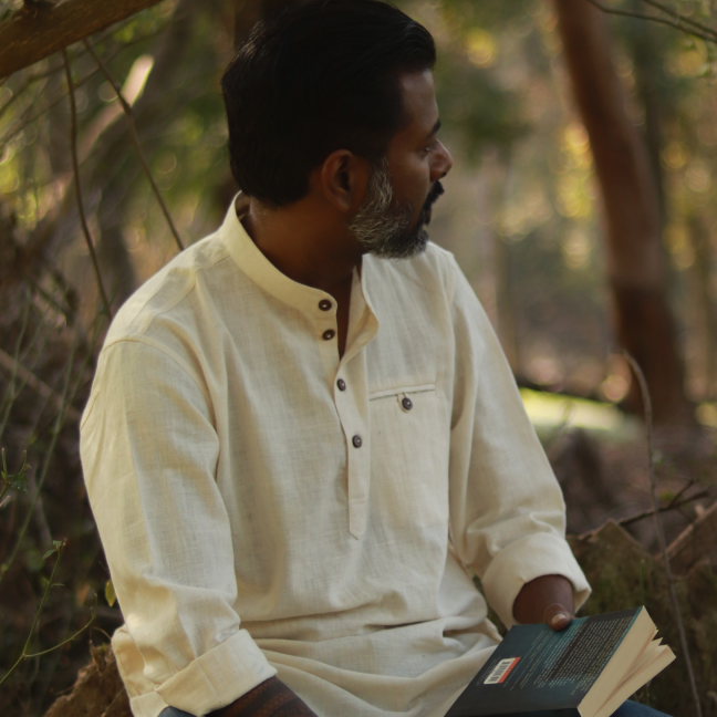 Saptak – Classic Regular Kurta for Men | Naturally Dyed | Organic Cotton