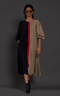 Balloon Sleeve DressG