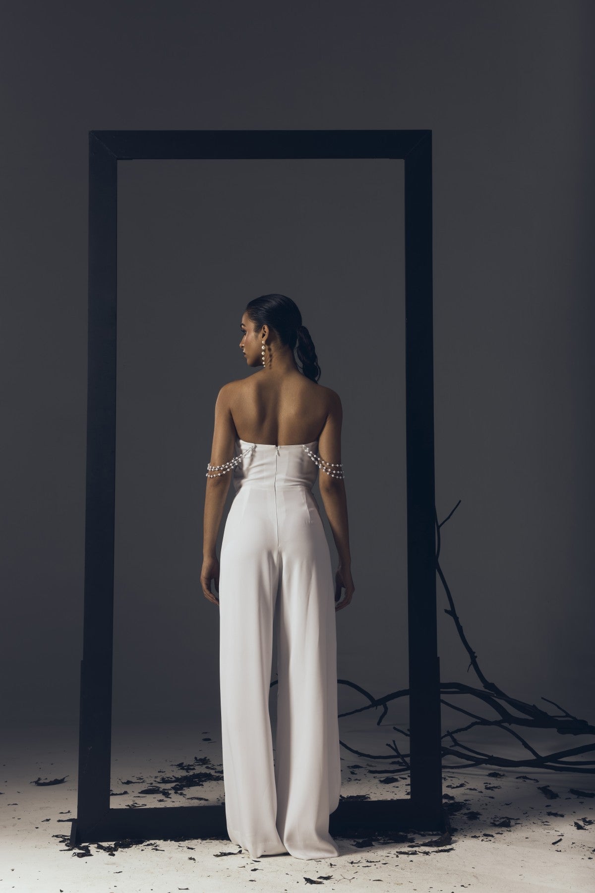 PLUNGE NECK JUMPSUIT