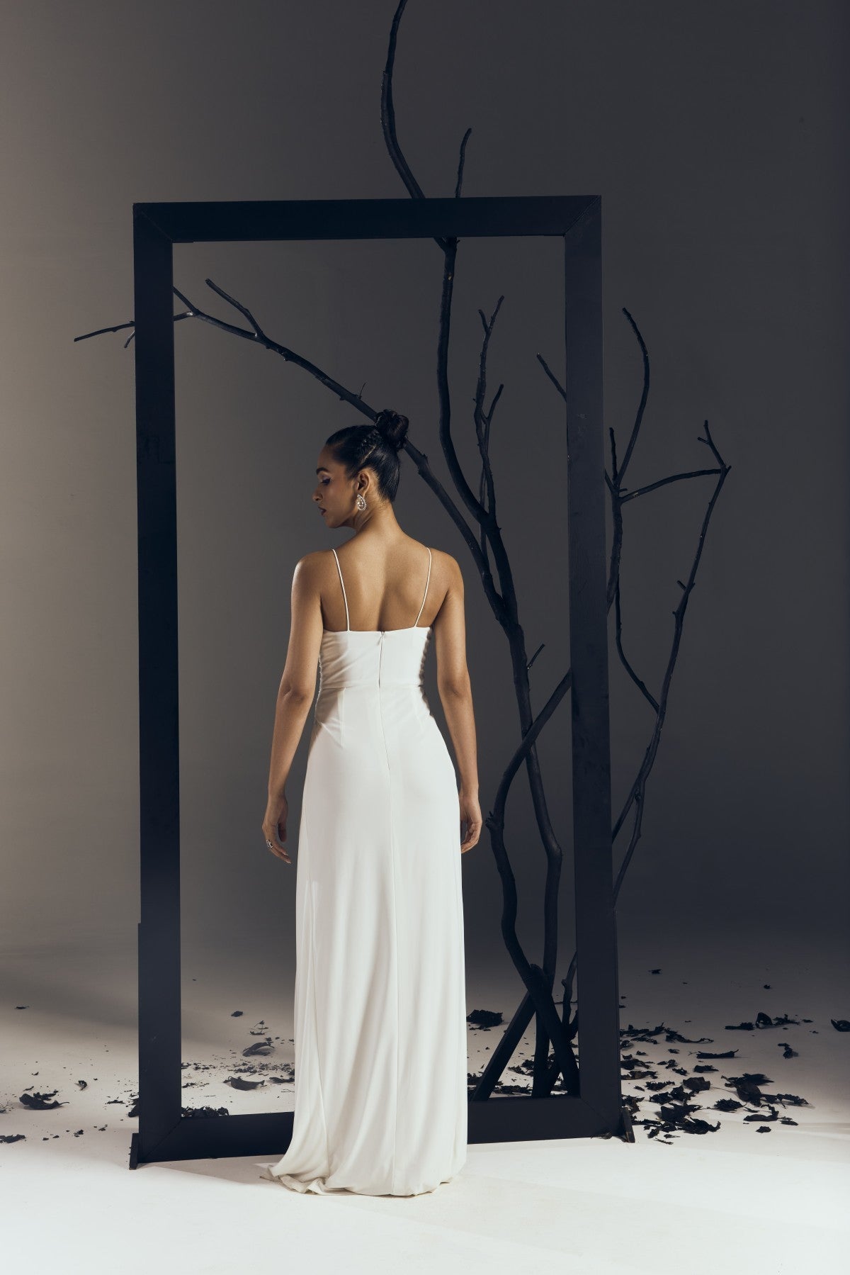 LONG DRAPED GOWN