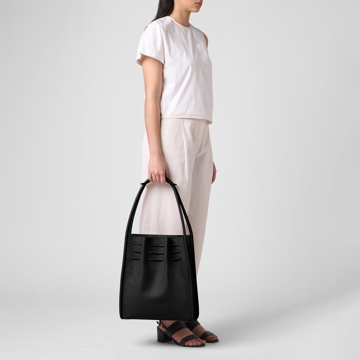 TINA HOBO BAG LARGE RUCHED