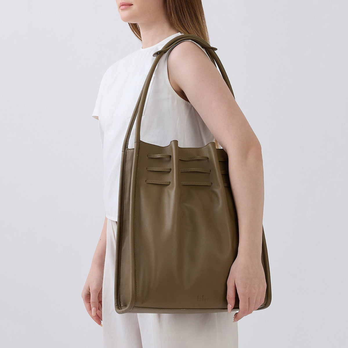 TINA HOBO BAG LARGE RUCHED