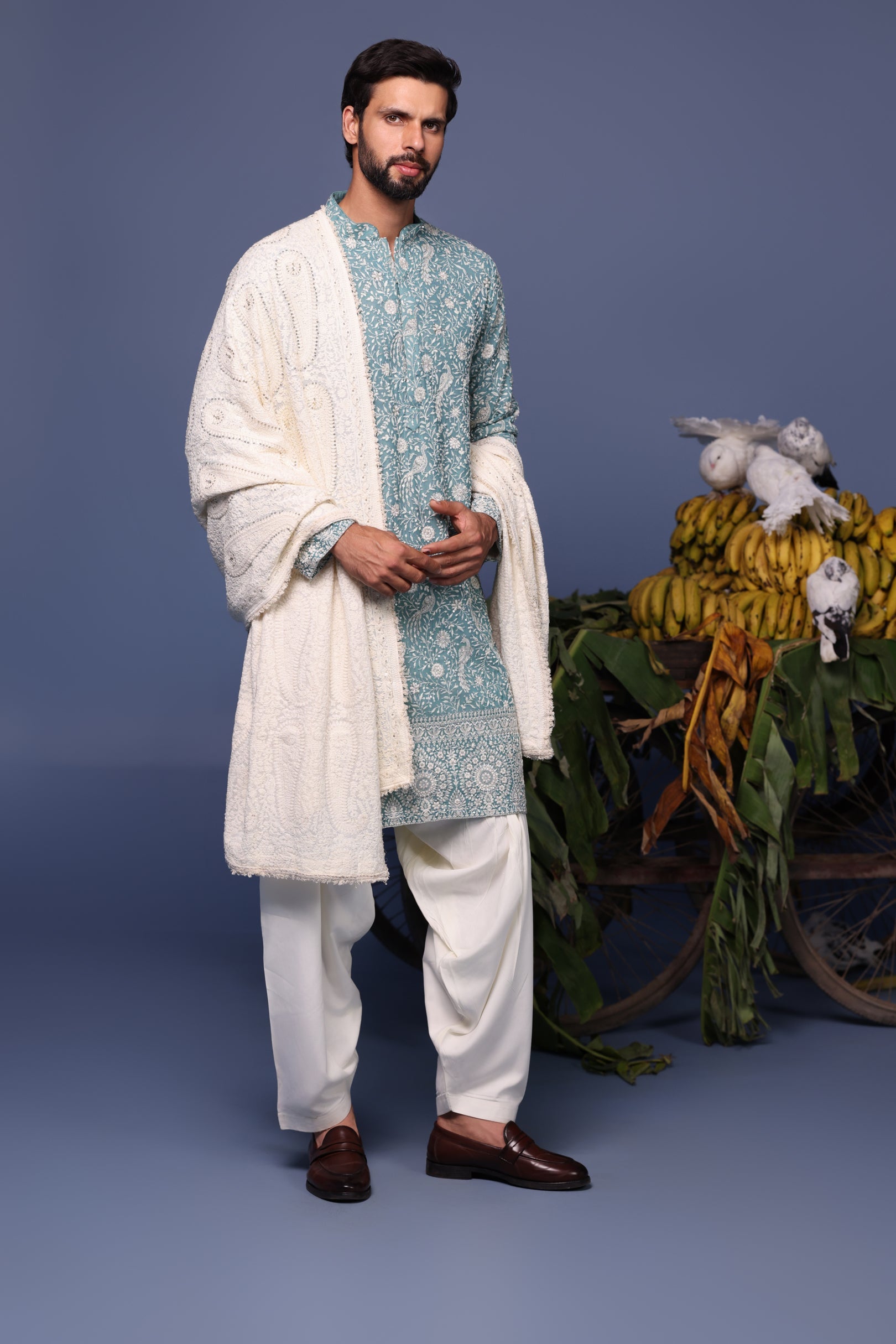 Jahan Blue Kurta Set