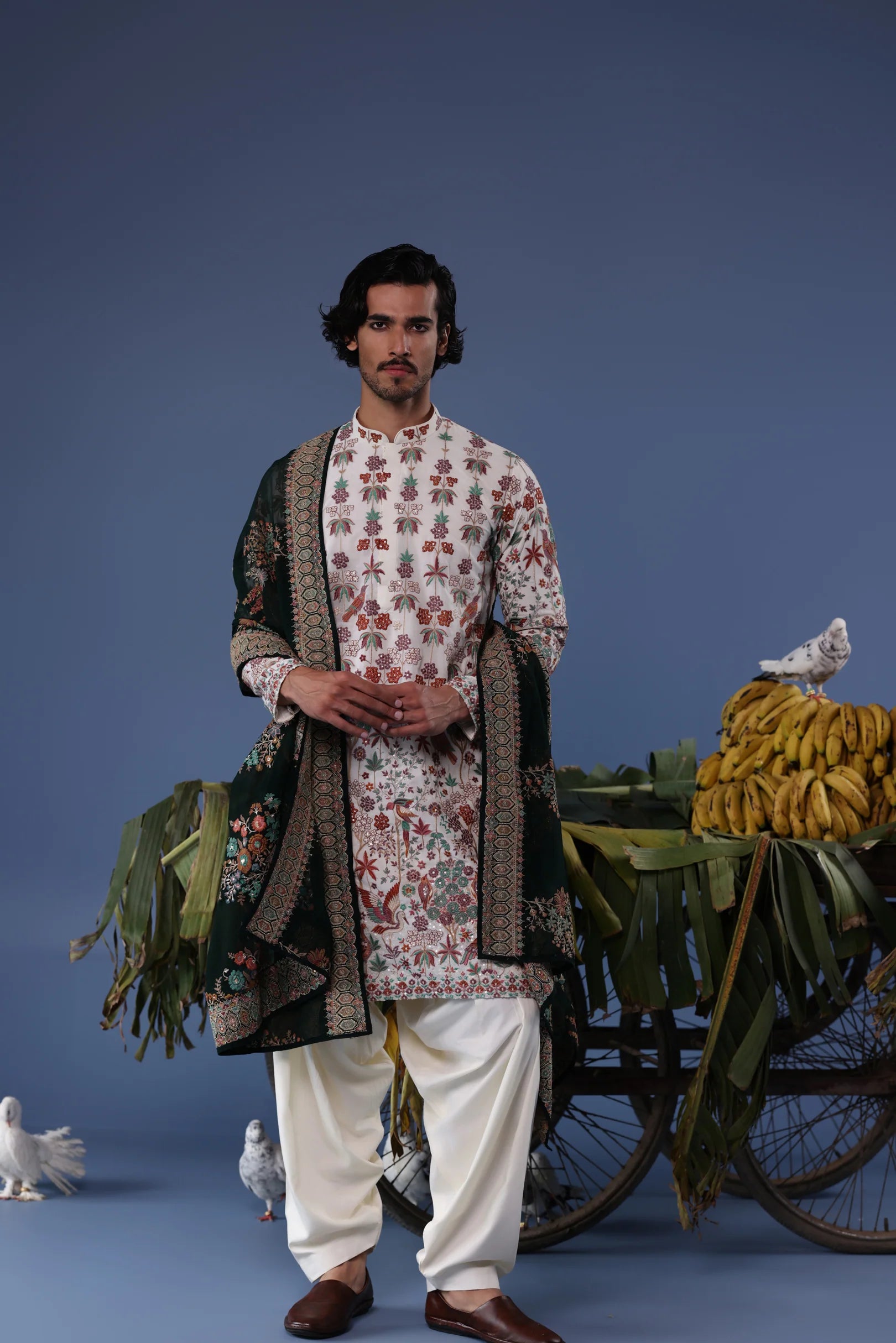 Ruhaan Ivory Kurta Set