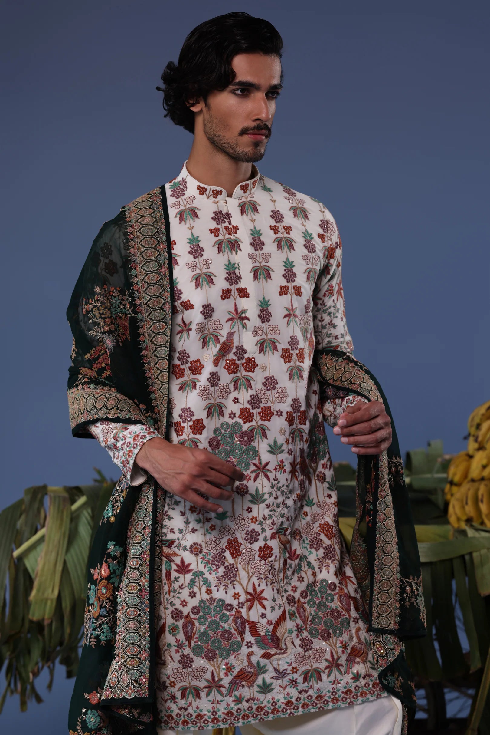 Ruhaan Ivory Kurta Set